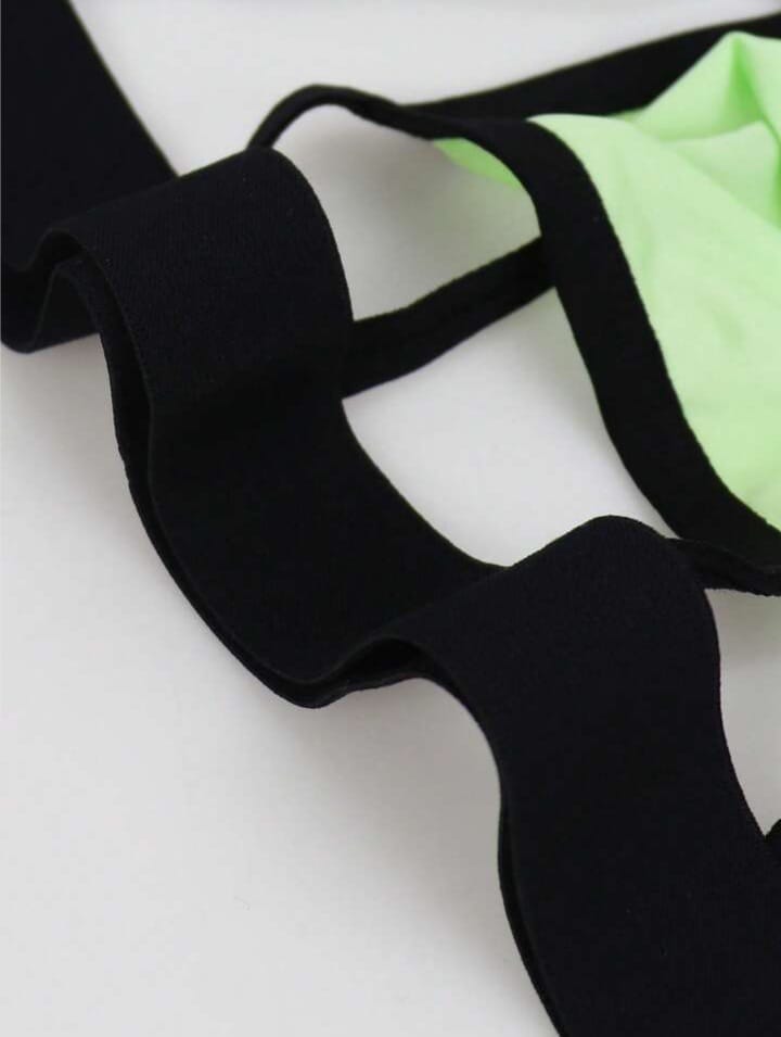 Neon Glow Strap Thong